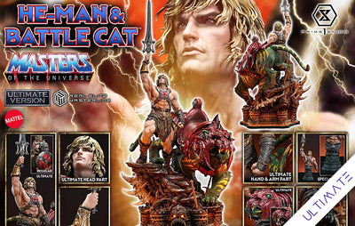 Masters Of The Universe: He-Man & Battle Cat Ultimate Version 1/4 Scale Statue