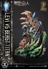 Attack on Titan - Levi vs. Beast Titan (Bonus) 1/4 Scale Statue