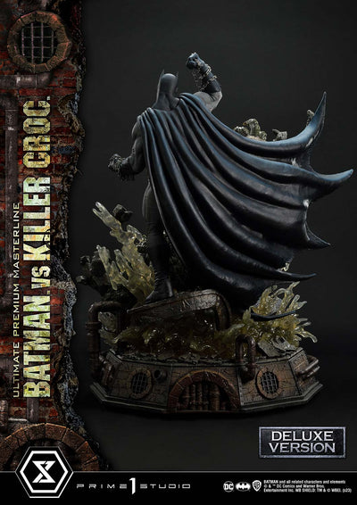 Batman vs. Killer Croc (Deluxe Bonus Version) 1/4 Scale Statue