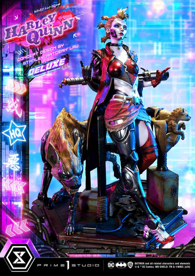 Cyberpunk Harley Quinn (Deluxe) 1/4 Scale Statue