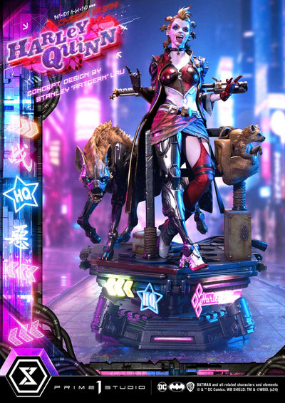Cyberpunk Harley Quinn (Deluxe Bonus) 1/4 Scale Statue