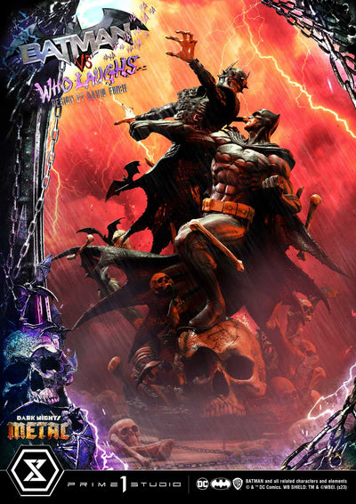 Batman versus Batman Who Laughs (Regular Version) 1/4 Scale Statue