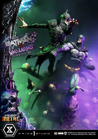 Batman versus Batman Who Laughs (Regular Version) 1/4 Scale Statue