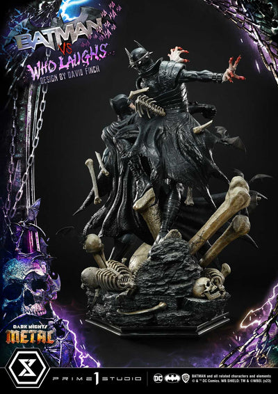 Batman versus Batman Who Laughs (Regular Version) 1/4 Scale Statue
