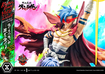 Tengan Toppa Gurren Lagann - Kamina, Simon & Yoko - Our Hearts Pierce the Skies (Deluxe Bonus) 1/4 Scale Statue
