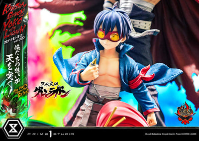 Tengan Toppa Gurren Lagann - Kamina, Simon & Yoko - Our Hearts Pierce the Skies (Deluxe Bonus) 1/4 Scale Statue