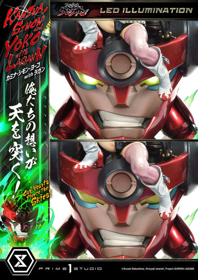 Tengan Toppa Gurren Lagann - Kamina, Simon & Yoko - Our Hearts Pierce the Skies (Deluxe Bonus) 1/4 Scale Statue