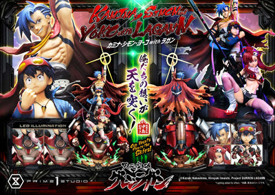 Tengan Toppa Gurren Lagann - Kamina, Simon & Yoko - Our Hearts Pierce the Skies (Regular) 1/4 Scale Statue