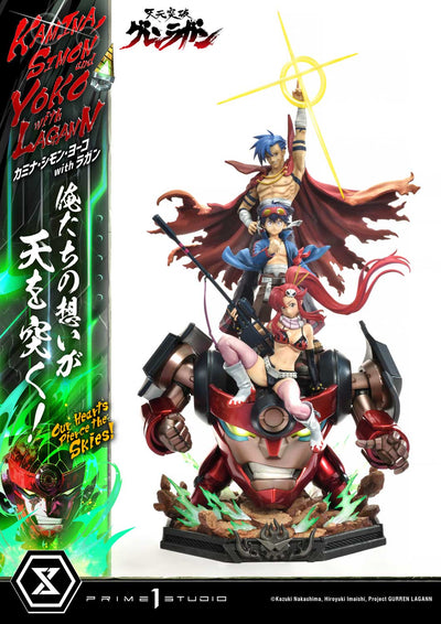 Tengan Toppa Gurren Lagann - Kamina, Simon & Yoko - Our Hearts Pierce the Skies (Regular) 1/4 Scale Statue