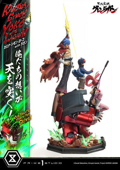 Tengan Toppa Gurren Lagann - Kamina, Simon & Yoko - Our Hearts Pierce the Skies (Regular) 1/4 Scale Statue