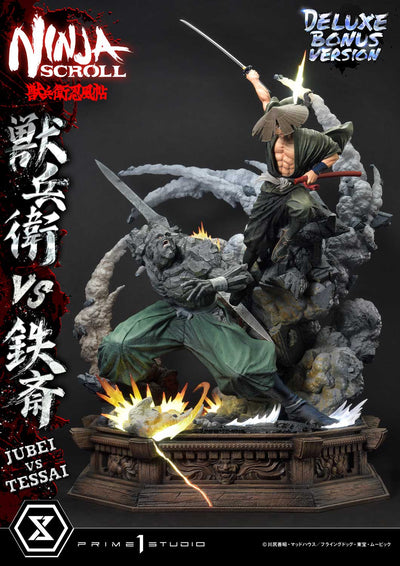Ninja Scroll - Jubei vs. Tessai (Deluxe Bonus) 1/4 Scale Statue