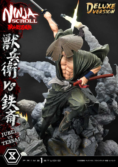 Ninja Scroll - Jubei vs. Tessai (Deluxe) 1/4 Scale Statue