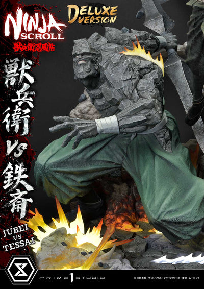 Ninja Scroll - Jubei vs. Tessai (Deluxe) 1/4 Scale Statue