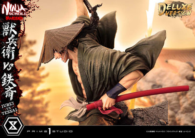 Ninja Scroll - Jubei vs. Tessai (Deluxe) 1/4 Scale Statue