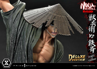 Ninja Scroll - Jubei vs. Tessai (Deluxe) 1/4 Scale Statue