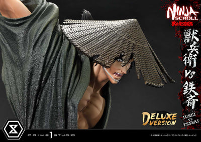 Ninja Scroll - Jubei vs. Tessai (Deluxe) 1/4 Scale Statue