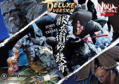 Ninja Scroll - Jubei vs. Tessai (Deluxe) 1/4 Scale Statue