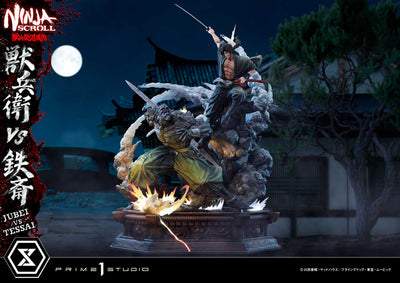 Ninja Scroll - Jubei vs. Tessai (Deluxe Bonus) 1/4 Scale Statue