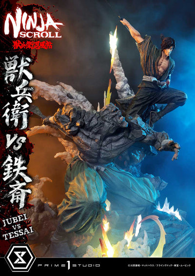 Ninja Scroll - Jubei vs. Tessai (Deluxe Bonus) 1/4 Scale Statue