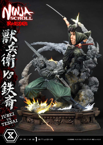 Ninja Scroll - Jubei vs. Tessai (Deluxe Bonus) 1/4 Scale Statue