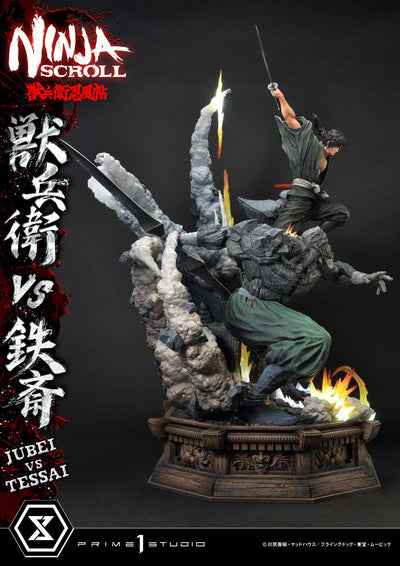 Ninja Scroll - Jubei vs. Tessai (Deluxe Bonus) 1/4 Scale Statue