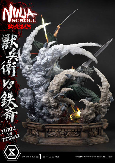 Ninja Scroll - Jubei vs. Tessai (Deluxe Bonus) 1/4 Scale Statue