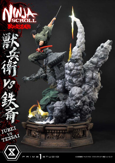 Ninja Scroll - Jubei vs. Tessai (Deluxe Bonus) 1/4 Scale Statue