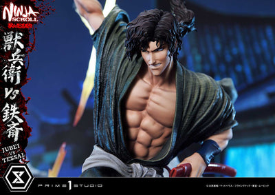 Ninja Scroll - Jubei vs. Tessai (Deluxe Bonus) 1/4 Scale Statue