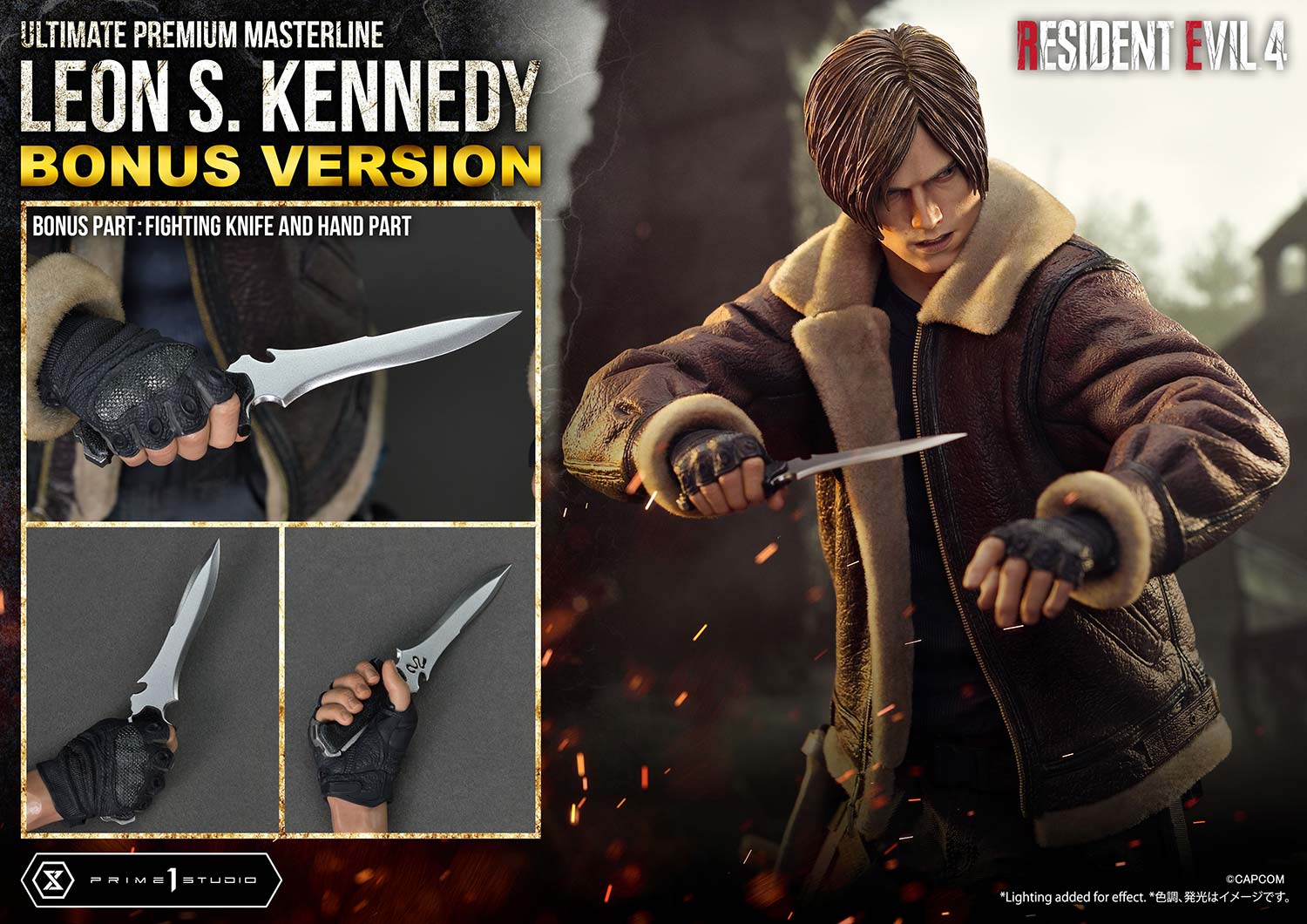 Nova estatueta incrível de Leon Kennedy na versão Resident Evil 4 é Nova estatueta incrível de Leon Kennedy na versão Resident Evil 4 é