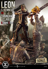 Resident Evil 4 - Leon Kennedy vs. Chainsaw Villager 1/4 Scale Statue (BONUS)