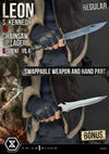 Resident Evil 4 - Leon Kennedy vs. Chainsaw Villager 1/4 Scale Statue (BONUS)