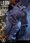 Resident Evil 4 - Leon Kennedy vs. Chainsaw Villager 1/4 Scale Statue (BONUS)