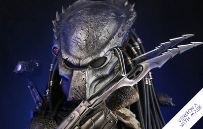 Wolf Predator (Version A + BIO MASK) Life-Size Bust by Deep Tale