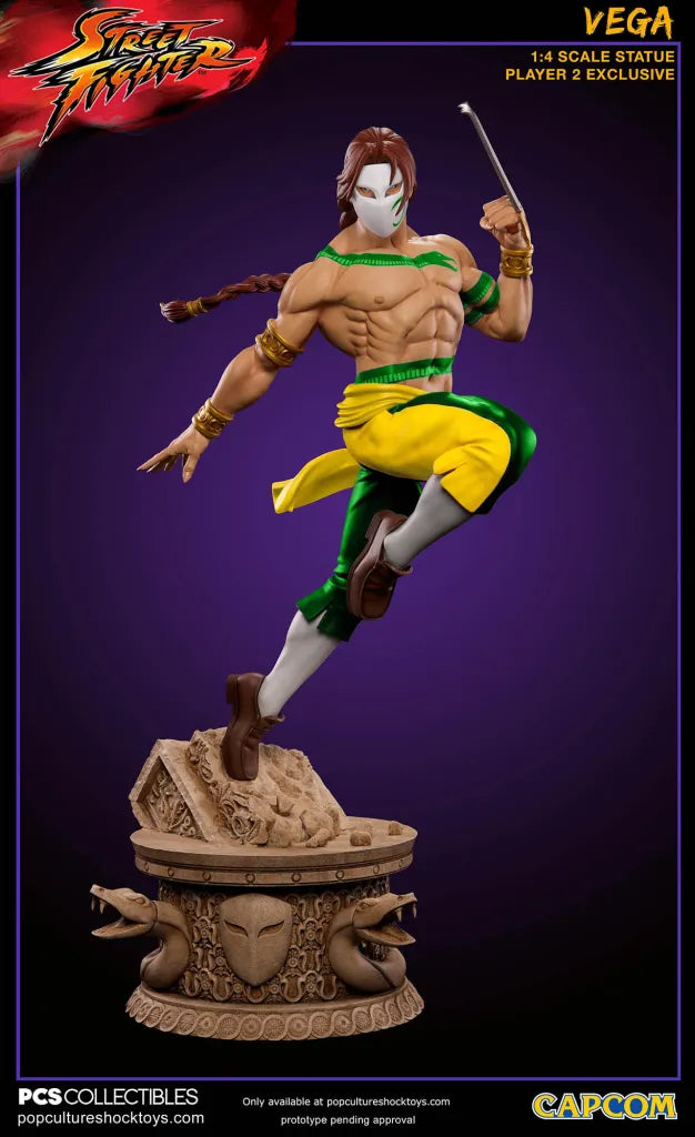 Street Fighter VEGA Player 2 EXCLUSIVE 1/4 Scale Statue - Spec