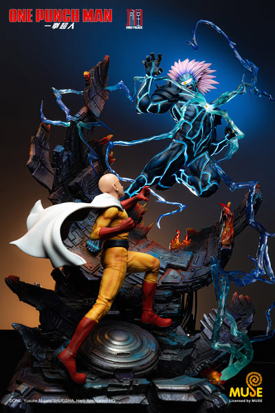 One Punch Man - Saitama vs. Lord Boros Statue