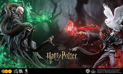 Harry Potter Vs Voldemort 1/4 Scale Statue SET