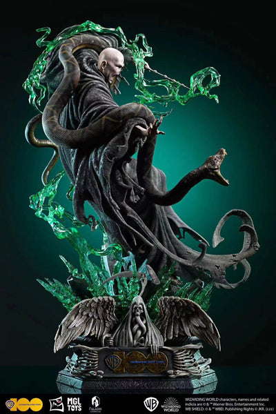 Harry Potter Vs Voldemort 1/4 Scale Statue SET