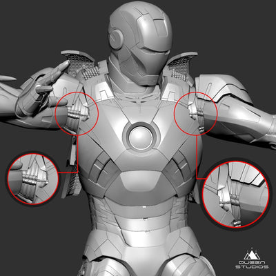 Iron Man Mark VII 1/2 Scale Premium Statue - SECRET