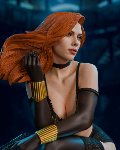 Black Widow (Regular) Statue by Cincronize Labs