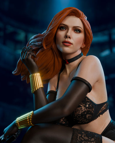 Black Widow (Regular) Statue by Cincronize Labs