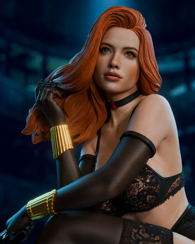 Black Widow (Regular) Statue by Cincronize Labs