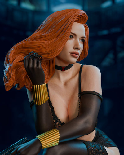 Black Widow (Regular) Statue by Cincronize Labs