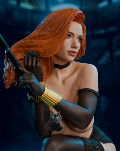 Black Widow (Deluxe) Statue by Cincronize Labs
