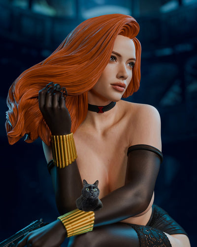 Black Widow (Deluxe) Statue by Cincronize Labs
