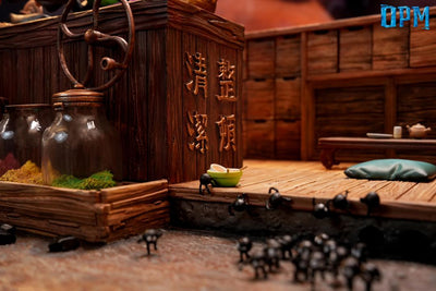 Spirited Away - Chihiro, Kamaji & Lin Statue