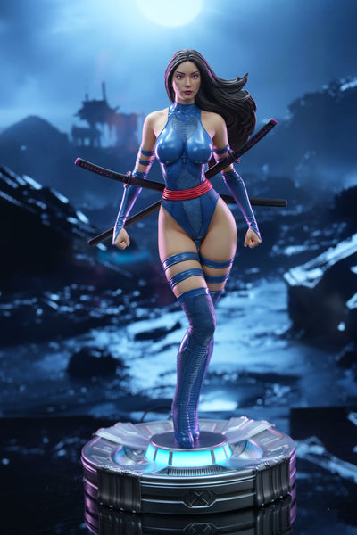 Psylocke (Clothed Body) 1/4 Scale Statue by Cincronize Labs