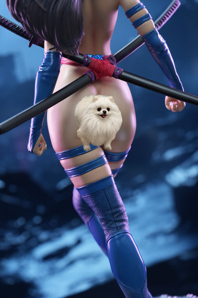 Psylocke (Nude Body) 1/4 Scale Statue by Cincronize Labs