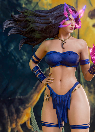 Psylocke (Savage Land) 1/4 Scale Statue by Cincronize Labs