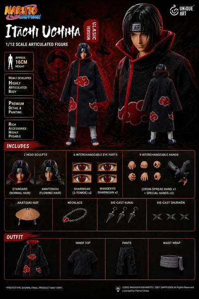 Uchiha Itachi (Classic) 1/12 Scale Figure