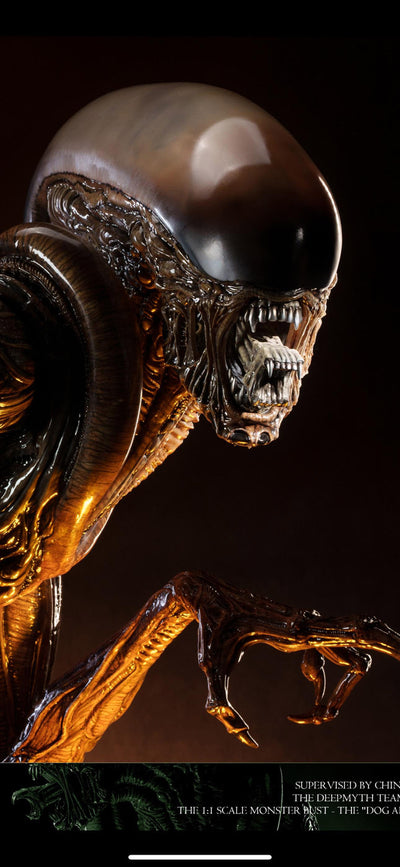 Dog Alien Life-Size Bust by Deep Myth